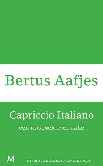 Capriccio Italiano – omslag van het luisterboek van Bertus Aafjes