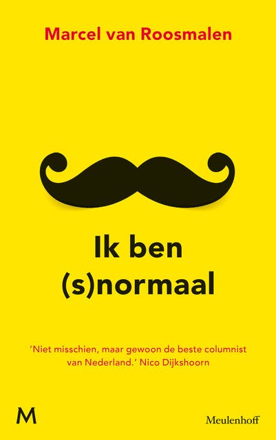 Ik ben (s)normaal – omslag van het luisterboek van Marcel van Roosmalen