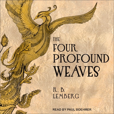 The Four Profound Weaves – omslag til lydbogen af R.B. Lemberg