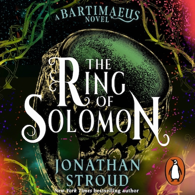 The Ring of Solomon – omslag til lydbogen af Jonathan Stroud