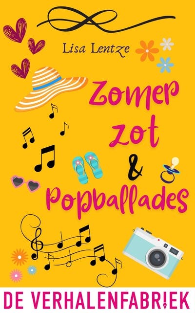 Zomerzot & popballades – omslag van het luisterboek van Lisa Lentze