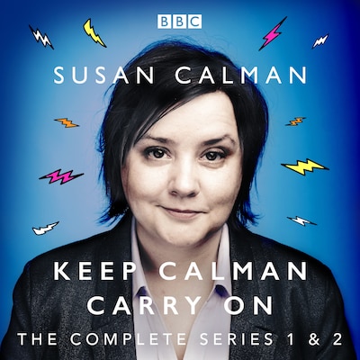 Susan Calman: Keep Calman Carry On – omslag til lydbogen af Susan Calman