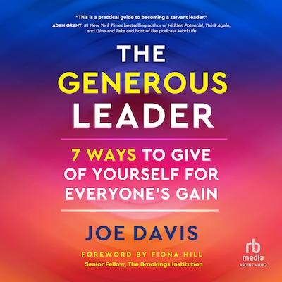 The Generous Leader – omslag til lydbogen af Joe Davis