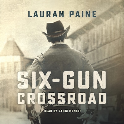 Six-Gun Crossroad – omslag til lydbogen af Lauran Paine