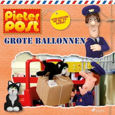 Pieter Post - Grote ballonnen – omslag van het luisterboek van John A. Cunliffe