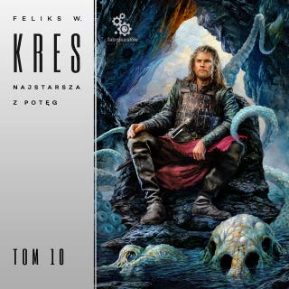 Najstarsza z Potęg – okładka audiobooka, autor Feliks W. Kres