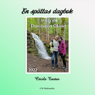 En spättas dagbok: Avsnitt ett – Destination Okänd – omslag till ljudboken av Cécile Tartar