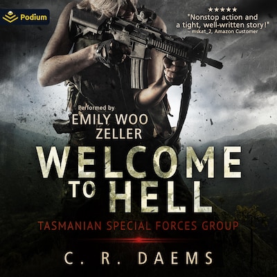 Welcome to Hell – omslag til lydbogen af C.R. Daems
