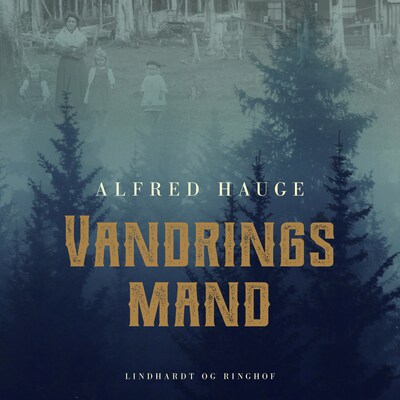 Vandringsmand – omslag til lydbogen af Alfred Hauge