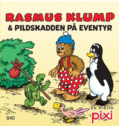 Rasmus Klump 2 - Pilskadden på eventyr og Gemmedyrene – omslag til lydbogen af Carla Og Vilh. Hansen