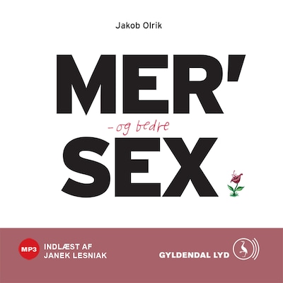 MER' og bedre SEX – omslag til lydbogen af Jakob Olrik