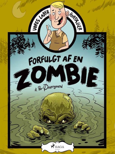 Forfulgt af en zombie – omslag til lydbogen af Per Østergaard