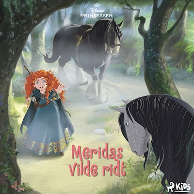 Disney Prinsesser - Meridas vilde ridt – omslag til lydbogen af Disney