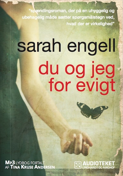 Du og jeg for evigt – omslag til lydbogen af Sarah Engell