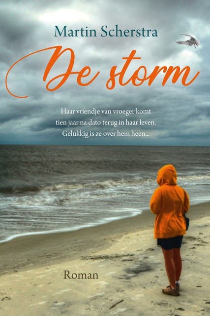 De storm – omslag van het luisterboek van Martin Scherstra
