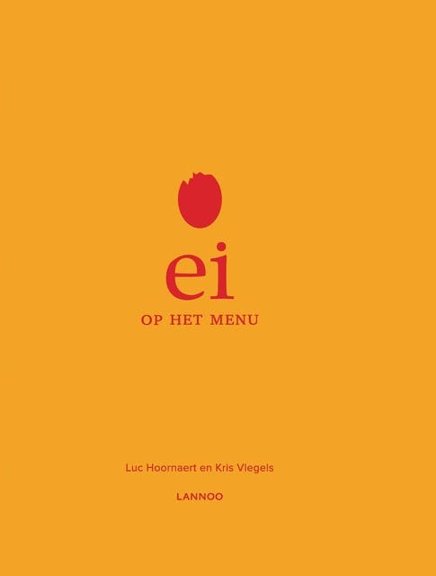 Ei op het menu – omslag van het luisterboek van Luc Hoornaert