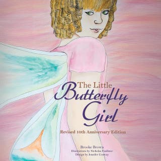 The Little Butterfly Girl: Revised Tenth Anniversary Edition – omslag till ljudboken av Brooke Brown