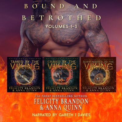 Bound and Betrothed - volumes 1-3 – omslag til lydbogen af Anna  Quinn, Felicity  Brandon