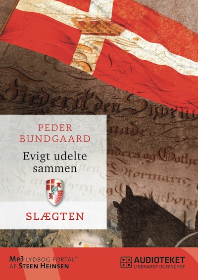 Slægten 20: Evigt udelte sammen – omslag til lydbogen af Peder Bundgaard