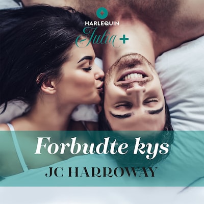 Forbudte kys – omslag til lydbogen af JC Harroway