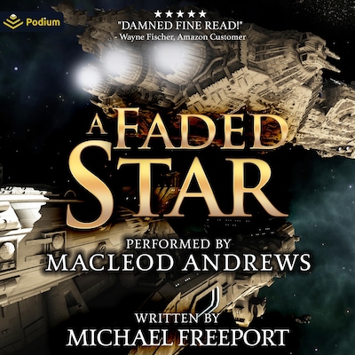 A Faded Star – omslag til lydbogen af Michael Freeport