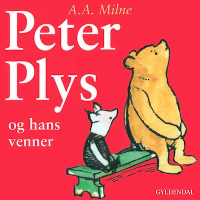 Peter Plys og hans venner – omslag til lydbogen af A. A. Milne