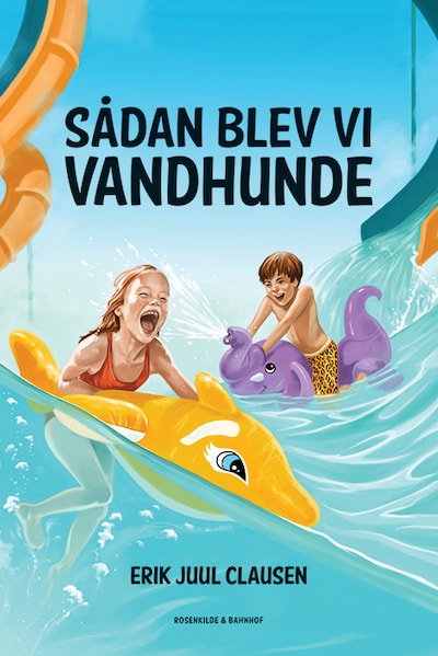 Sådan blev vi vandhunde – omslag til lydbogen af Erik Juul Clausen