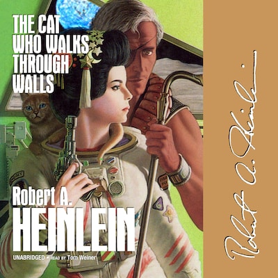 The Cat Who Walks through Walls – omslag til lydbogen af Robert A. Heinlein