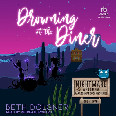 Drowning at the Diner – omslag til lydbogen af Beth Dolgner