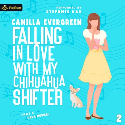 Falling in Love with My Chihuahua Shifter – omslag til lydbogen af Camilla Evergreen