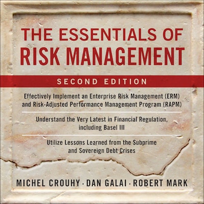 The Essentials of Risk Management, Second Edition – omslag til lydbogen af Michel Crouhy, Dan Galai, Robert Mark