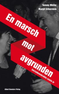 En marsch mot avgrunden – omslag till ljudboken av Margit Silberstein,Tommy Möller