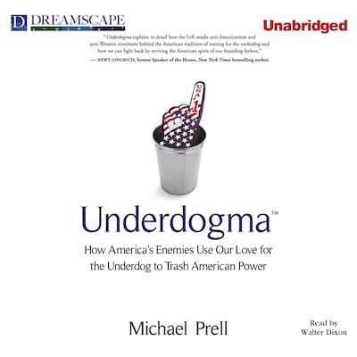 Underdogma – omslag til lydbogen af Michael Prell