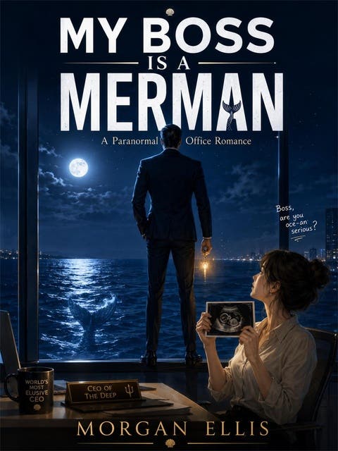 My Boss Is a Merman – omslag til lydbogen af Morgan Ellis