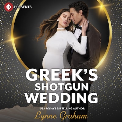 Greek's Shotgun Wedding – omslag til lydbogen af Lynne Graham