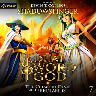The Crimson Devil of the Redlands – omslag til lydbogen af Shadowsfinger