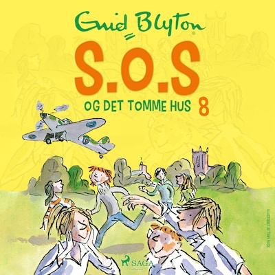 S.O.S og det tomme hus (8) – omslag til lydbogen af Enid Blyton