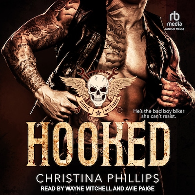 Hooked – omslag til lydbogen af Christina Phillips