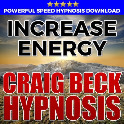 Increase Energy: Hypnosis Downloads – omslag til lydbogen af Craig Beck