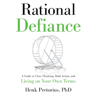 Rational Defiance – omslag til lydbogen af Henk Pretorius
