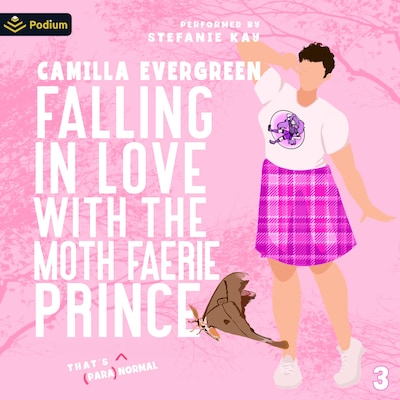 Falling in Love with the Moth Faerie Prince – omslag til lydbogen af Camilla Evergreen