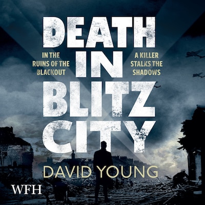 Death in Blitz City – omslag til lydbogen af David Young