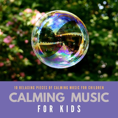 Calming Music For Kids – omslag til lydbogen af Calming Music Factory
