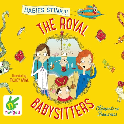 The Royal Babysitters – omslag til lydbogen af Clementine Beauvais