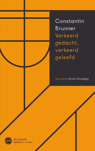 Verkeerd gedacht, verkeerd geleefd – omslag van het luisterboek van Constantin Brunner