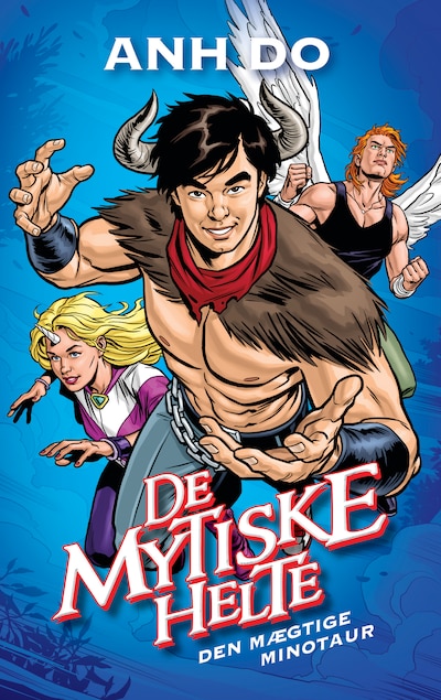 De mytiske helte 2: Den mægtige minotaur – omslag til lydbogen af Anh Do