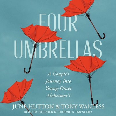 Four Umbrellas – omslag til lydbogen af June Hutton, Tony Wanless