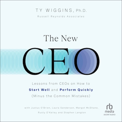 The New CEO – omslag til lydbogen af Ty Wiggins