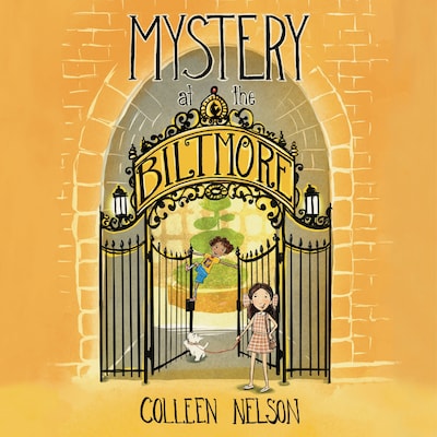 Mystery at the Biltmore: The Vanderhoff Heist – omslag til lydbogen af Colleen Nelson