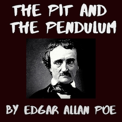 The Pit and the Pendulum – omslag till ljudboken av Edgar Allan Poe